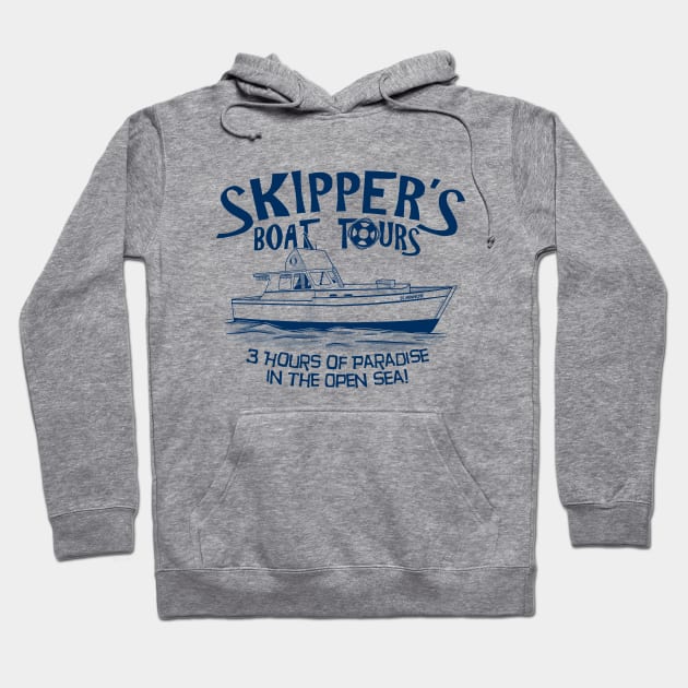 Skipper's Boat Tours Hoodie by APSketches